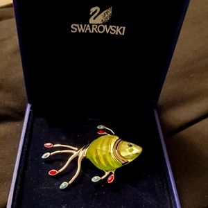 Swarovski Fish Brooch